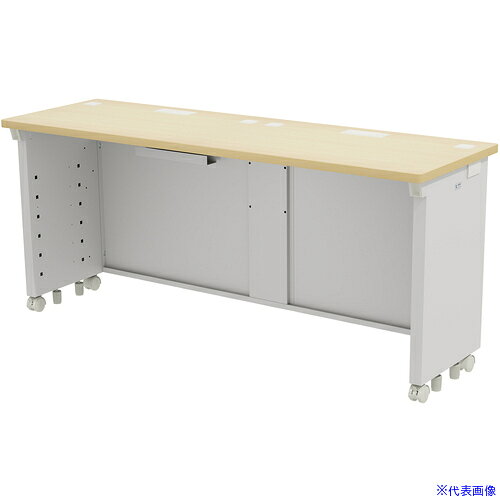 オレンジブック トラスコ中山　TRUSCOSANWA eデスク(薄い木目)W1600×D500×H700 〔品番:EDSK16050LM〕[ 注番:6544812]特長●設置場所や設置機器、用途に合わせて150種類のサイズから選べるデスクシリーズです。●幅600〜1800mm、奥行500・600〜800mmで50mmピッチのサイズバリエーションがあります。●高さは700mmと720mmを選べます。●レイアウト変更などが行えるようにキャスターが付いています。●総耐荷重180kgです。●重量のある機器の設置等も可能です。●サブテーブル、中棚、床固定金具、引き出し、キーボードスライダーのオプションを用意しております。●ケーブル収納パネルを加えることでバックパネルを二重構造にでき、ケーブルを隠すことができるようになります。仕様●間口(mm)：1600●奥行(mm)：500●高さ(mm)：700●天板色：薄い木目●フレームカラー：ホワイト●天板サイズ(mm)：W1600×D500×t25●製品重量(kg)：34●総耐荷重(kg)：180●天板部均等耐荷重(kg)：150●中心荷重(kg)：80仕様2●梱包：3個口/740×620×95mm・12.8kg1660×560×40mm・15kg1590×595×40mm・10.3kg材質/仕上セット内容/付属品注意原産国（名称）日本JANコード4969887385227本体質量34000gオレンジブック トラスコ中山　TRUSCOSANWA eデスク(薄い木目)W1600×D500×H700 〔品番:EDSK16050LM〕[注番:6544812][本体質量：34000g]分類》オフィス・住設用品》オフィス家具》デスクシステム☆納期情報：オレンジブック掲載以外でメーカー直送品【法人限定＝会社名ご記入お願い致します。】