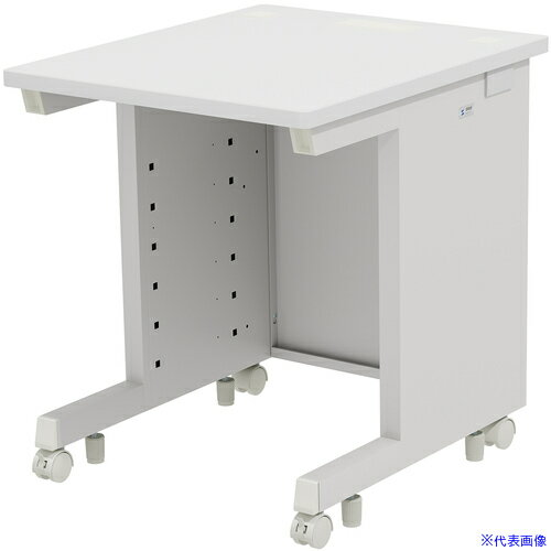 Center Tables - ■SANWA eデスク(ホワイト)W600×D700×H700 EDSK6070W(6546406)[法人限定][外直送元]