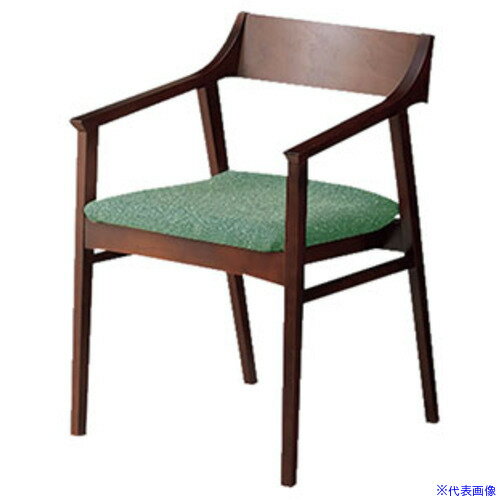 ■NAIKI ミーティングチェアー(肘付) E355型 E355FM8TBL(6561229)[送料別途お見積り...