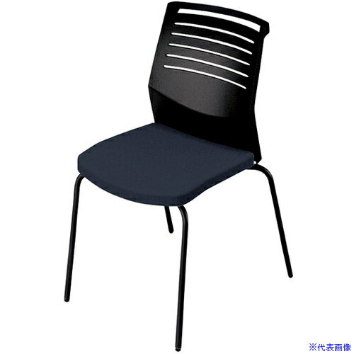 ■NAIKI ミーティングチェアー(肘無) E290型 オセディア osedia E290FB1PMBK(6564318)[送料別途お見積り..