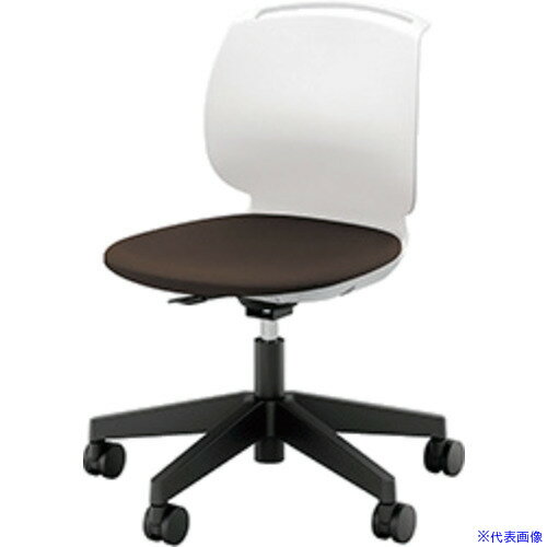 ■NAIKI ミーティングチェアー(肘無) E480型 ルント runto E484FH3COF(6564328)[送料別途お見積り][法人..