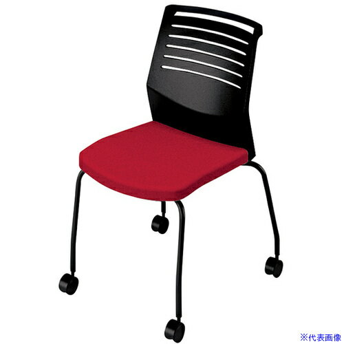 ■NAIKI ミーティングチェアー(肘無) E290型 オセディア osedia E290FCB1PRE(6564376)[送料別途お見積り][法人限定][掲外取寄]