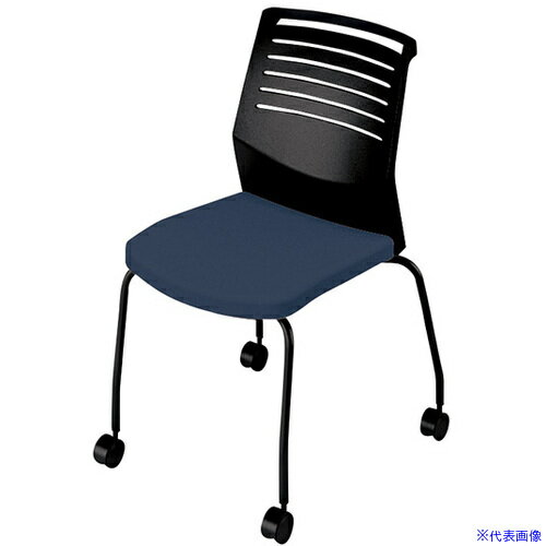 ■NAIKI ミーティングチェアー(肘無) E290型 オセディア osedia E290VCB1NBL(6565888)[送料別途お見積り..