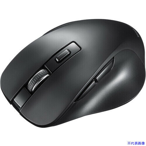 ■SANWA BluetoothブルーLEDマウス(5ボタン) MABB518BK(6573006)[法人限定][外直送元]