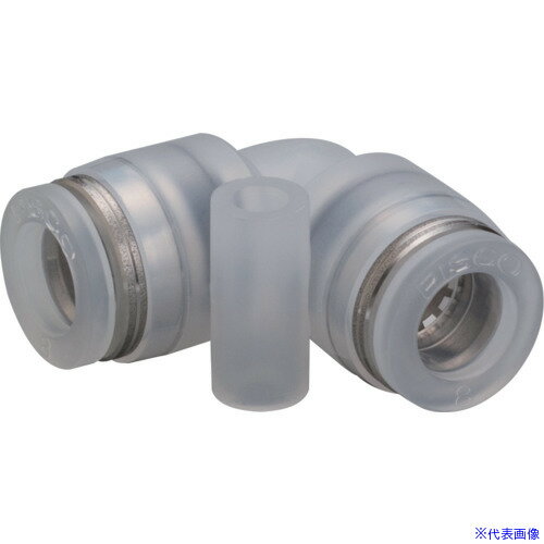 ■PISCO ワンタッチ継手 チューブフィッティングPP/SUS304 PPV1/2(6585907)[送料別途お見積り][法人限定..