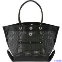 ■IRIS 107093 メッシュツールバッグ 520×417 ブラック TLBM5241(6593837)