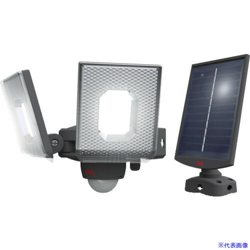 オレンジブック トラスコ中山　TRUSCOmusashi 7.5W×2灯スライド型 LEDソーラーセンサーライト 〔品番:S240L〕[ 注番:6596815]特長●太陽光＋USB充電ができるソーラータイプのセンサーライトです。●ライト部がスライド式で照射方向が自由に調節できます。●真下を照らしたり、ライトを片側に寄せて照らすことも自由自在です。●日照不足でソーラー発電が不足したときはUSBから充電できます。●バッテリー残量が20％を切るとライトの明るさを自動で下げることで充電不足による不点灯を防止します。●100％の明るさのパワーモードと50％の明るさのエコモードが選択切替できます。●ライトが点滅するフラッシュ発光モードも搭載しています。仕様●幅(mm)：171●奥行(mm)：170●高さ(mm)：128●使用電球(W)：7.5×2●電源：ソーラーパネル●点灯保持時間：10秒●明るさ(lm)：1200●ソーラーパネルサイズ(mm)：86×50×159●タイプ：7.5W×2灯仕様2●保護等級：IP44材質/仕上●ABS●透明PC●PCセット内容/付属品●取り付けネジ×4●プラスチックプラグ×4●USBケーブル（Type-C、充電用、長さ25cm）注意原産国（名称）中国JANコード4954849540097本体質量560gオレンジブック トラスコ中山　TRUSCOmusashi 7.5W×2灯スライド型 LEDソーラーセンサーライト 〔品番:S240L〕[注番:6596815][本体質量：560g]《包装時基本サイズ：177×141×150》〔包装時質量：700g〕分類》環境改善用品》防災・防犯用品》防犯用センサーライト☆納期情報：仕入れ先通常在庫品 (欠品の場合有り)