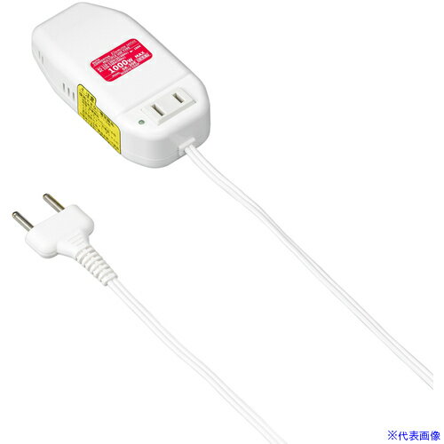 ■YAZAWA 海外旅行用変圧器130V240V1000W HTDC130240V1000W(6597270)[送料別途お見積り][法人限定][掲外取寄]