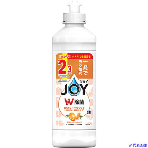 ■P&G 食器用洗剤 ジョイ W除菌 贅沢シトラスオレンジ キャップ付き つめかえ用 300ml 239068(6609582)×20[送料別途お見積り][法人限定][掲外取寄]
