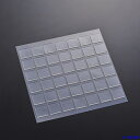■EXSEAL 耐震ゲル 転倒防止シート ゲルタック お徳用 30×30×2mm(角型) GT0122016(6623747)