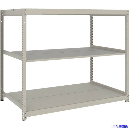 オレンジブック トラスコ中山　TRUSCOTRUSCO スチールラック 薄板ラック(棚板分割タイプ、耐荷重100Kg)1500×875×H1200 3段単体 ネオグレー 〔品番:UL4593〕[ 注番:6626615]特長●棚板厚さを中軽量棚用の35mmから22mmにして収納容積を5%増やしました。●支柱はM1.5中軽量棚と兼用ですので耐荷重が必要な段ではM1.5用の追加棚板セットが使えます。(中受けはそれぞれ専用のものをお使いください。)●棚板は1段につき2枚の分割式です。●ボルトレス仕様ですので組み立てが簡単です。仕様●間口(mm)：1503●奥行(mm)：875●高さ(mm)：1205●有効間口(mm)：1416●色：ネオグレー●棚段数(段)：3●均等積載量(kg/段)：100●棚板調整ピッチ(mm)：25●棚板分割枚数(枚)：2仕様2●棚板厚さ:22mm材質/仕上●本体:スチール（粉体塗装）●ベース:ポリプロピレン（再生材100％使用）セット内容/付属品注意●集中荷重になりますと耐荷重能力は半減します。●必ず均等に荷重を分布させてご使用ください。原産国（名称）日本JANコード本体質量49.4kgオレンジブック トラスコ中山　TRUSCOTRUSCO スチールラック 薄板ラック(棚板分割タイプ、耐荷重100Kg)1500×875×H1200 3段単体 ネオグレー 〔品番:UL4593〕[注番:6626615][本体質量：49.4kg]分類》物流・保管用品》物品棚》軽量棚（50〜120kg）☆納期情報：仕入れ先通常在庫品 (欠品の場合有り)