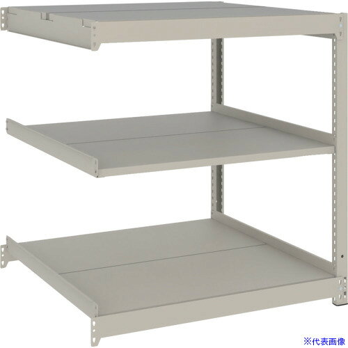 オレンジブック トラスコ中山　TRUSCOTRUSCO スチールラック 薄板ラック(棚板分割タイプ、耐荷重100Kg)1200×595×H900 3段連結 ネオグレー 〔品番:UL3463B〕[ 注番:6631386]特長●棚板厚さを中軽量棚用の35mmから22mmにして収納容積を5%増やしました。●支柱はM1.5中軽量棚と兼用ですので耐荷重が必要な段ではM1.5用の追加棚板セットが使えます。(中受けはそれぞれ専用のものをお使いください。)●棚板は1段につき2枚の分割式です。●ボルトレス仕様ですので組み立てが簡単です。仕様●間口(mm)：1200●奥行(mm)：595●高さ(mm)：905●有効間口(mm)：1116●色：ネオグレー●棚段数(段)：3●均等積載量(kg/段)：100●棚板調整ピッチ(mm)：25●棚板分割枚数(枚)：2仕様2●棚板厚さ:22mm材質/仕上●本体:スチール（粉体塗装）●ベース:ポリプロピレン（再生材100％使用）セット内容/付属品注意●集中荷重になりますと耐荷重能力は半減します。●必ず均等に荷重を分布させてご使用ください。●連結型のみではご使用できません。原産国（名称）日本JANコード本体質量29.2kgオレンジブック トラスコ中山　TRUSCOTRUSCO スチールラック 薄板ラック(棚板分割タイプ、耐荷重100Kg)1200×595×H900 3段連結 ネオグレー 〔品番:UL3463B〕[注番:6631386][本体質量：29.2kg]分類》物流・保管用品》物品棚》軽量棚（50〜120kg）☆納期情報：仕入れ先通常在庫品 (欠品の場合有り)