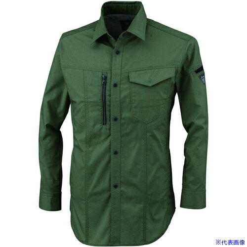 ■ジーベック 長袖シャツ1773-62-LL 177362LL(6654278)[送料別途見積り][法人・事業所限定][掲外取寄]