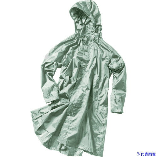 ■Makku バッグインサイクルレインコート ミント FREE AS515004(6672003)