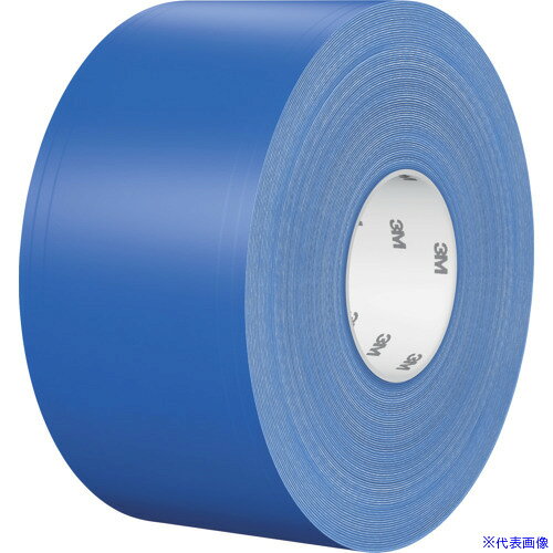 オレンジブック トラスコ中山　TRUSCO3M 超高耐久ラインテープ 971L 青 609.6mm × 32.9m 〔品番:971LBLU609X32〕[ 注番:6740866]特長●強靭な基材で耐久性に優れたラインテープです。●フォークリフトが頻繁に走行する現場でも切れにくく、めくれに強いです。●切れずにはがせます。●伸びにくい基材なので直線性に優れています。●糊残りが少ないです。用途●屋内用。●フォークリフトが頻繁に走行するエリアに。●重いパレットが多く通常のラインテープではすぐに切れたり、めくれたりする現場・倉庫用。仕様●色：青●幅(mm)：609.6●長さ(m)：32.9●厚さ(mm)：0.49●テープカット条件：カッターが必要●粘着力(N/10mm)：4.1●引張強度(N/10mm)：119仕様2●高耐久ラインテープ、はく離紙付き材質/仕上●基材：ポリ塩化ビニル●粘着剤：ゴム系セット内容/付属品注意●この商品は、一般消費者様向けの製品ではないため、表示や取扱説明書などが一般消費者様向けに表記・同梱されておりません。原産国（名称）アメリカJANコード本体質量12.9kgオレンジブック トラスコ中山　TRUSCO3M 超高耐久ラインテープ 971L 青 609.6mm × 32.9m 〔品番:971LBLU609X32〕[注番:6740866][本体質量：12.9kg]分類》梱包用品》テープ用品》ラインテープ☆納期情報：メーカー取り寄品（弊社より発送）