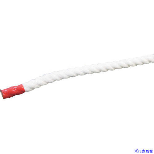 ■グリーンクロス クレモナSロープ 少し軟打 10mm×400m 6300059470(6789774)[送料別途お見積り][法人限..