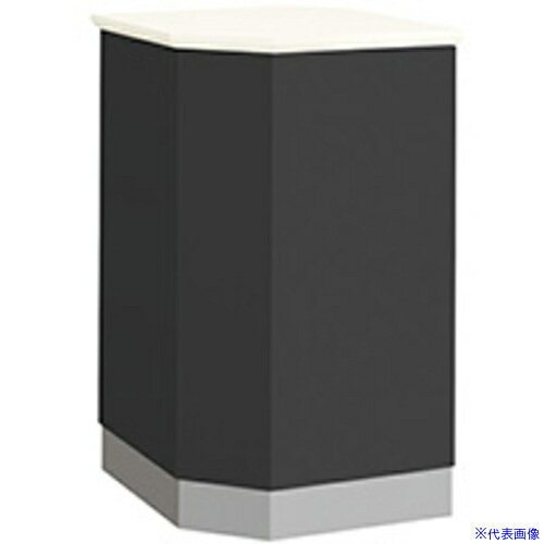 オレンジブック トラスコ中山　TRUSCONAIKI 外ハイコーナー(90°) 〔品番:XCR9090BHB〕[ 注番:6789924]特長仕様●間口(mm)：553●奥行(mm)：553●高さ(mm)：950●色：天板：ホワイト／本体：ブ...