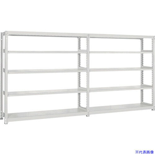 ■NAIKI 軽量ラック(連結、150/段 NMK76605RW(6799385)[送料別途お見積り][法人限定][掲外取寄]