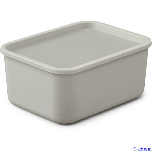 ■IRIS 206640 フタ付き積み重ねBOX FTB−29 ダークグレー FTB29DHA(6799617)×6[送料...