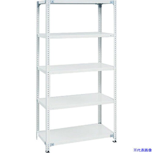 ■NAIKI 軽量ラック(単立、120/段 RLK76605W(6800992)[送料別途お見積り][法人限定][掲外取寄]