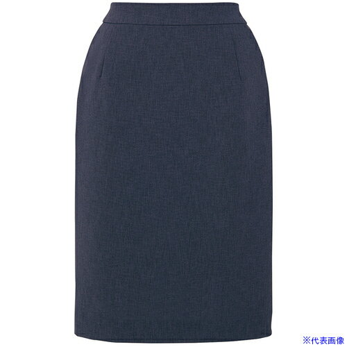 ■ピエ レディースセミタイトスカートAZ630012 ブルーグレー 9 AZ6300120909(6807150)[送料別途お見積り][法人限定][掲外取寄]