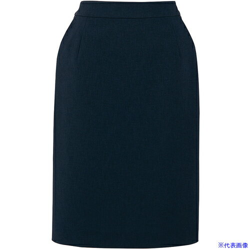 ■ピエ レディースセミタイトスカートAZ630012 ネイビー 17 AZ63001201117(6807156)[送料別途お見積り][法人限定][掲外取寄]