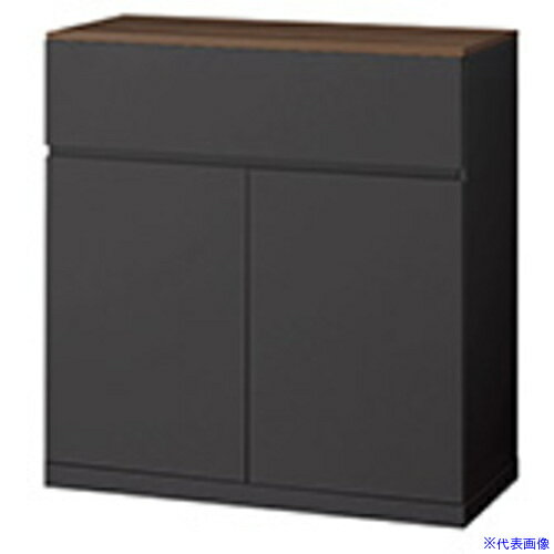 ■NAIKI カフェキャビネット CFS0909SKTBWN(6807991)[送料別途お見積り][法人限定][掲外取寄]