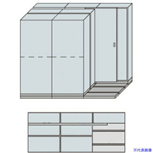 オレンジブック トラスコ中山　TRUSCONAIKI 並行移動3列3連ベースセット 〔品番:MCW3321ACCW〕[ 注番:6808758]特長仕様仕様2●本体：スチール塗装仕上材質/仕上●本体：スチール塗装仕上セット内容/付属品注意原産...