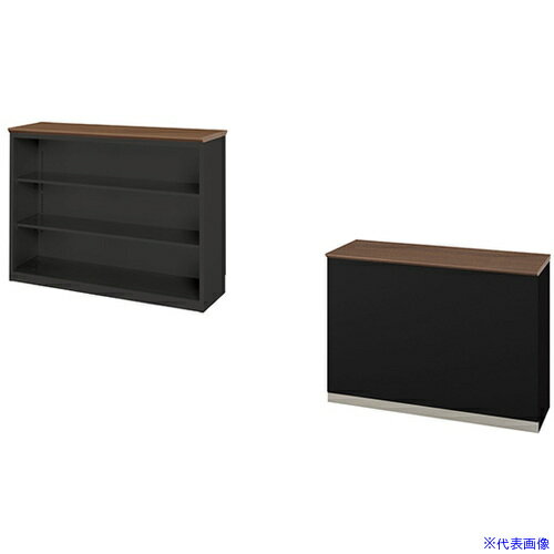 オレンジブック トラスコ中山　TRUSCONAIKI ハイカウンター(オープン) 〔品番:XC1290NBWNB〕[ 注番:6808836]特長仕様●間口(mm)：1200●奥行(mm)：450●高さ(mm)：950●色：天板：ダークウォー...