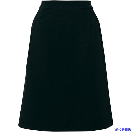 ■ピエ レディースAラインスカートAZ630022 ブラック 11 AZ63002209911(6810316)[送料別途お見積り][法人限定][掲外取寄]