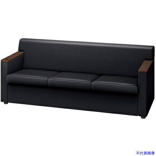 ■NAIKI ソファー ZRE175LW5BK(6810362)[送料別途お見積り][法人限定][掲外取寄]