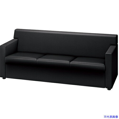 ■NAIKI ソファー ZRE176LBK(6810379)[送料別途お見積り][法人限定][掲外取寄]