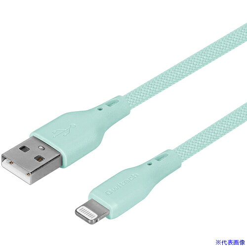 オレンジブック トラスコ中山　TRUSCOOwltech 超やわらかで断線に強い 耐屈曲3万回以上 急速充電2.4A/データ転送 Type−A to Lightning シリコンケーブル 〔品番:OWLCBSRLA15IB〕[ 注番:6833162]特長仕様●色：アイスミントブルー●長さ(m)：1.5●コネクタ形状：USB Type-A (オス) - Lightning (オス)仕様2材質/仕上セット内容/付属品注意原産国（名称）中国JANコード4942322042152本体質量37gオレンジブック トラスコ中山　TRUSCOOwltech 超やわらかで断線に強い 耐屈曲3万回以上 急速充電2.4A/データ転送 Type−A to Lightning シリコンケーブル 〔品番:OWLCBSRLA15IB〕[注番:6833162][本体質量：37g]分類》オフィス・住設用品》OA用品》ケーブル☆納期情報：メーカー取り寄品（弊社より発送）