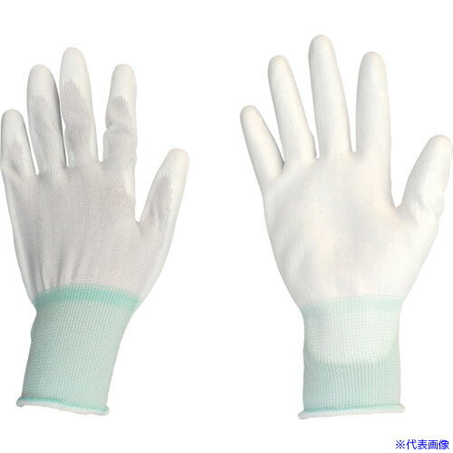 ■丸和ケミカル PUしろフィット 背抜き手袋 10双組 Mサイズ 940M(6840798)