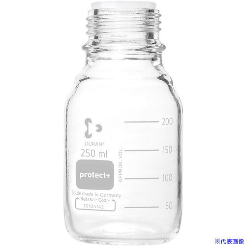 オレンジブック トラスコ中山　TRUSCOSIBATA プロテクトプラスコートねじ口びん びんのみ 250mL 10入 〔品番:017580250A〕[ 注番:6871049]特長●びんの外側がポリアミドコーティングされ安全性を高めたねじ口びんです。●転倒・落下によるガラスや薬品の飛散防止に役立ちます。●コーティングは乳白色をしており、コーティングなしのびんとの見分けがつきやすくなっています。●プッシュ式のPP製保護カバーが付属。●製造時からお客様のお手元まで、ほこりなどの浸入を防ぎます。●オートクレーブには対応しておりません。仕様●容量(ml)：250●容量(L)：0.25仕様2材質/仕上セット内容/付属品注意原産国（名称）日本JANコード4589988671373本体質量0.22kgオレンジブック トラスコ中山　TRUSCOSIBATA プロテクトプラスコートねじ口びん びんのみ 250mL 10入 〔品番:017580250A〕[注番:6871049][本体質量：0.22kg]《包装時基本サイズ：382×160×154》〔包装時質量：3kg〕分類》研究用品》ボトル・容器》ボトル☆納期情報：メーカー取り寄品（弊社より発送）