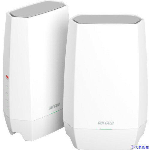 ■バッファロー AirStation Wi-Fi 6E 対応トライバンドルーター 2個セット WNR5400XE6P2S(6881342)[送料..