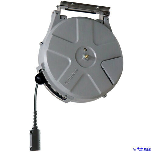 ■TRIENS 耐火花性ソフトホースリール 内径6.5mm×15m SHM215SB(6881772)[送料別途見積り][法人・事業所限定][掲外取寄]