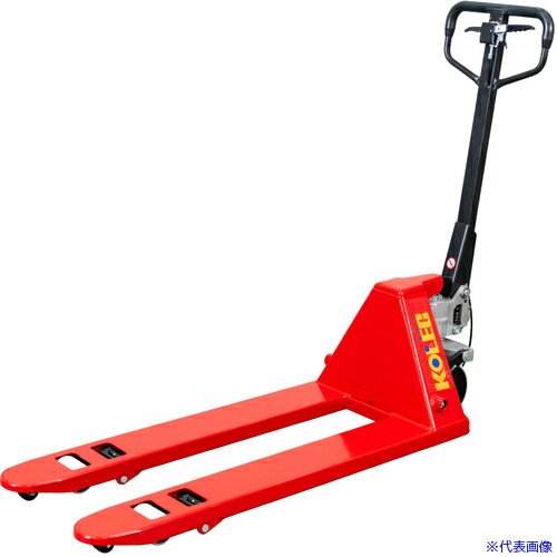 ■コレック NE型ハンドパレットトラック 1000kg 低床 NEL10510(6885461)[法人限定][直送元]