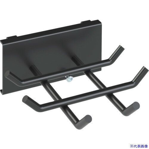 ■TRUSCO パンチングパネル用メガネレンチフック 三方掛け 黒 SFMRF1BK(6890845)