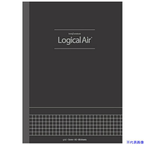 ■ナカバヤシ ロジカルエアーノートビジネス5ミリ方眼A5 80枚 NOA512SD(6904398)[送料別途お見積り][法..