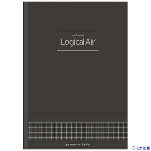 ■ナカバヤシ ロジカルエアーノートビジネス5ミリ方眼A4 80枚 NOA405SD(6904402)[送料別途お見積り][法..