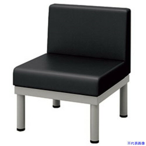 ■NAIKI アームレスチェアー ZRE156SBLK(6905803)[送料別途お見積り][法人限定][掲外取寄]