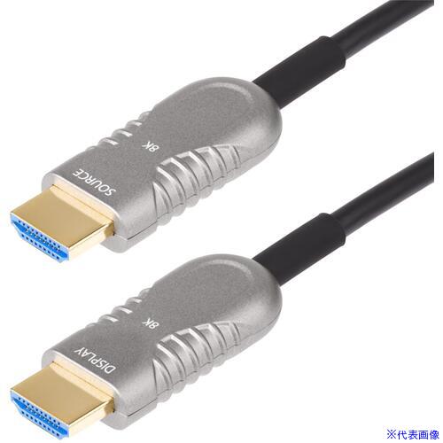 オレンジブック トラスコ中山　TRUSCOStarTech HDMI 2.1ケーブル/光ファイバー/30m/8K60Hz//難燃性材/オス−オス/ブラック/モニターケーブル 〔品番:8KA100FHDMICABLE〕[ 注番:6909437]特長仕様●長さ(m)：30.5●色：ブラック●コネクタ形状：HDMI (オス - オス)●対応解像度：8K 60Hz、4K 120Hz、4K 60Hz仕様2●ウルトラハイスピードHDMI 2.1光ファイバーケーブルです。●フル機能のHDMI 2.1をサポートし、鮮やかな画質を実現します。●eARCによる7.1および32チャネルオーディオに対応します。●ビデオウォール、会議室、専用ビデオ/メディア機器との接続に最適です。●HDMI 2.0、1.4、1.2にも互換性があります。●1万回以上の挿抜サイクル試験をクリアしたシールド付き金めっきコネクター、および引張強度を強化したアラミド繊維で補強した光ファイバーコアを採用しています。●120度で6千回以上の曲げサイクル試験をクリアしています。●プレナム空間で安全に配線できるPrenum規格（CMP）に対応しています。●防火規定への準拠が求められる商業環境などの天井、配管（コンジット）、壁内ケーブル配線に理想的です。●注意：本ケーブルは単方向仕様です。材質/仕上セット内容/付属品注意原産国（名称）ベトナムJANコード本体質量824gオレンジブック トラスコ中山　TRUSCOStarTech HDMI 2.1ケーブル/光ファイバー/30m/8K60Hz//難燃性材/オス−オス/ブラック/モニターケーブル 〔品番:8KA100FHDMICABLE〕[注番:6909437][本体質量：824g]《包装時基本サイズ：235×225×38》〔包装時質量：926g〕分類》オフィス・住設用品》OA用品》ケーブル☆納期情報：オレンジブック掲載以外でメーカー直送品（送料元払い）【法人限定＝会社名ご記入お願い致します。】※北海道・沖縄・離島は運賃別途商品も含む