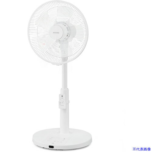 ■IRIS 111324 DCリビング扇 簡易リモコン式 ホワイト LFD307LEW(6929356)×2[法人限定][外直送元]