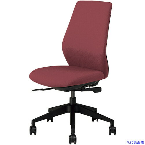 ■NAIKI ワークチェアー(肘なし) NCE型/ローズ/肘無 NCE512FRO(6931499)[送料別途お見積り][法人限定][掲外取寄]