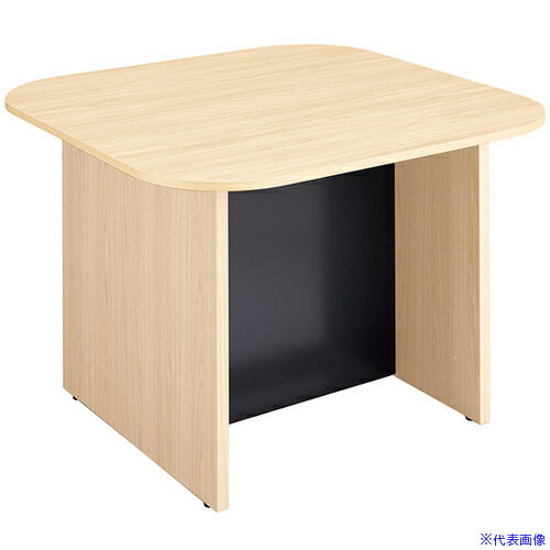 オレンジブック トラスコ中山　TRUSCONAIKI キャビネットカウンター スクエアタイプ CF型/脚:シルクウッド/天板:シルクウッド 幕板:ブラック/W1400×D1400 〔品番:CFH1414NSSB〕[ 注番:6932157]特...