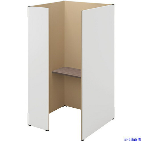 ■NAIKI クローズブース ソロコート SCP型/外側パネル：サテンホワイト/内側パネル：キャメルH1900 SCP19104TSWCACA(6932519)[送料別途お見積り][法人限定][掲外取寄]