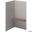 ■NAIKI クローズブース ソロコート SCP型/外側パネル:サテンホワイト/内側パネル:グレーH1900 SCP19103TRSWGLCA(6932757)...