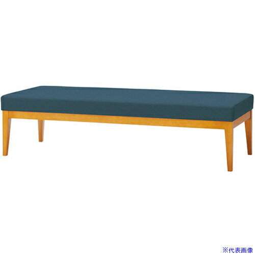 ■NAIKI ロビーチェアー 背なし 布張り ピーコック RC2205FPC(6933301)[送料別途お見積り][法人限定][掲外取寄]