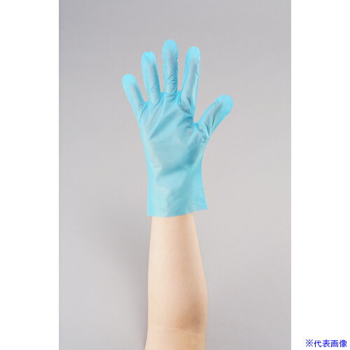 ■IRL ポリエチレン手袋ブルー(TPE) SS SLDTSSB(6937077)×20[送料別途お見積り][法人限定][掲外取寄]